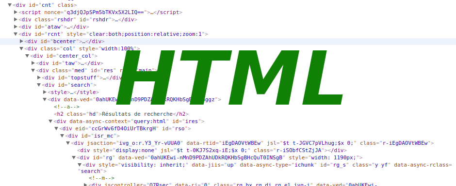 Langage HTML